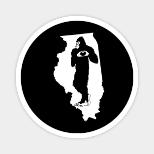 Illinois Bigfoot Magnet